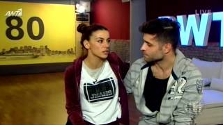 Dancing With The Stars 5 - ΗΜΙΤΕΛΙΚΟΣ 18/1/2015 Ειρήνη Παπαδοπούλου Κωνσταντίνος Παπάζογλου πρόβα