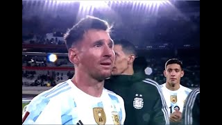 Messi celebrates with fans the Copa America title and tears of joy fill his eyes