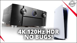 How to Setup PS5 with AVR and LG OLED TV | 4K120Hz Setup Denon/Marantz