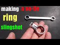 making a no-tie ring slingshot for flat bands frameless shooting