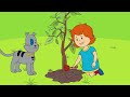 caillou and the beanstalk caillou cartoons for kids wildbrain kids