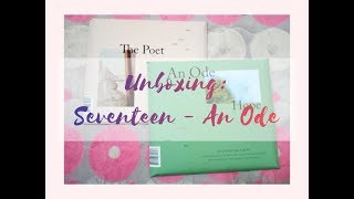 Unboxing: Seventeen 세븐틴 - An Ode 3rd Full Album (Hope & The Poet Version) (ITA)
