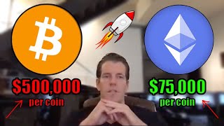 Tyler Winklevoss Explains How 1 Ethereum Could Reach OVER $75,000 PER COIN! +Bitcoin 500k Prediction