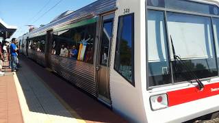 Transperth Walkers/ABB A-Series 46 Arrives @ Cannington Station Northbound