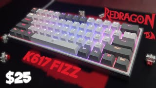 Unboxing my First Mechanical Keyboard ~ Redragon K617 Fizz + Bedwars/PvP Keyboard \u0026 Mouse Sounds