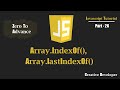 Array.indexOf(), Array.lastIndexOf() Javascript | Javascript Tutorial