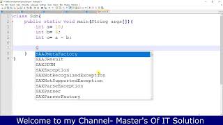 How to Subtract Two Numbers in Java | Java Project | Learn Java | java Assignment |#java