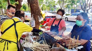 ย่างเท่าไรก็ไม่พอขาย.. หมูปิ้ง สูตรอากง 65ปี 🐷 ย่างจิ้มราด นุ่มชุ่มฉ่ำ ไม่จองรอเป็นชั่วโมง