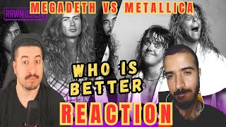 Megadeth and Metallica are not even in the same ballpark Reaction
