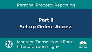 PPR Part 2 Set up Online Access