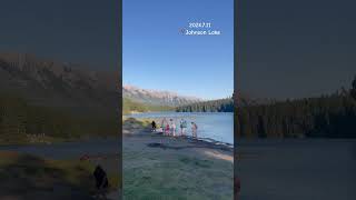 世界遺産🇨🇦バンフの日常vol.5 #johnsonlake #バンフ #カナディアンロッキー #カナダ　#自然 #旅行 #banff #canada #travel