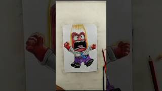 Speed drawing : sadness (inside out)| Anger easy drawing #shorts #viral #drawing #insideout