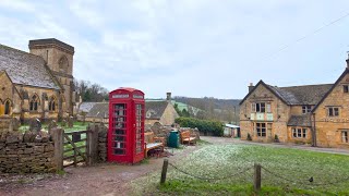 Cozy Frosty Morning Walk at Iconic Snowshill: A Winter Escape in the Cotswolds