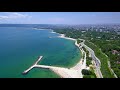 5 km drone flying along varna coast bulgaria