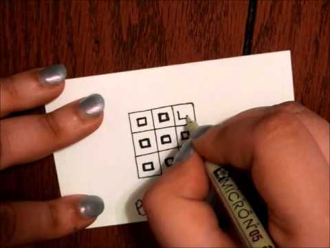 Tangle Tutorial Blankett Youtube