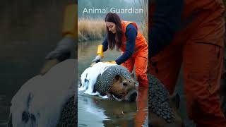 Rescue team saves Capybara that had millions of barnacles and ticks on its body #barnacles