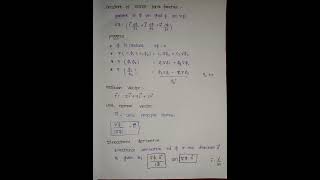 vector differentiation -combined statistical exam