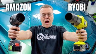 NEW AMAZON Handheld Blower | Can It Beat The Ryobi? | Can It Blow Snow?