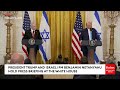 reporter asks trump if gaza plan means you do not support a two state solution