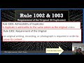 federal rules of evidence fre rule 1002 best evidence