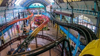 Weird Indoor Powered Roller Coaster - Adventure World Japan