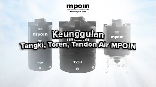 Tangki Air Mpoin Plus | Toren Air Berkualitas 10x Lebih Kuat, Anti Lumut,  Anti Bakteri