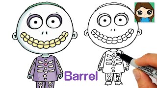 How to Draw Barrel | The Nightmare Before Christmas