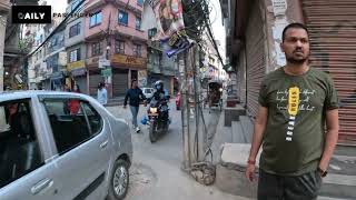 Exploring Thamel in the morning | 4K Walking Tour in Kathmandu | Nepal Tourism