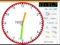 using interactive clock at visnos.com