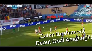 Manchester United vs Galatasaray Zlatan Ibrahimovic HD 30/07/2016 Debut Goal!!!