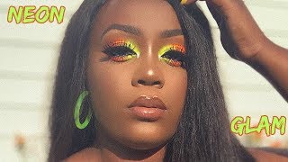 MAKEUP TUTORIAL| Bright Neon Eyeshadow