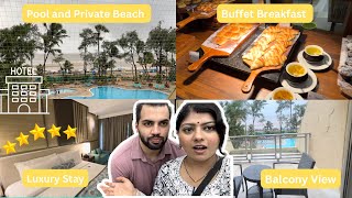 Our Luxury Stay At The Resort , Aksa Beach ,Staycation Near Mumbai,  Marriage Aniversary Vlog