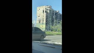 Разрушенные города Луганской области