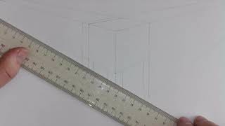 Junior VCD drawing a basic chair in two point perspective