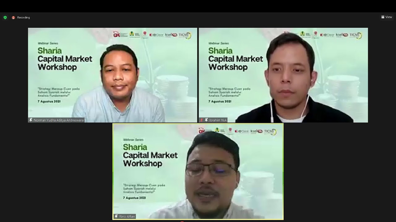 Sharia Capital Market Workshop - TICMI DPMS OJK - YouTube