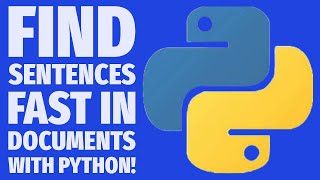 Search Text Files for Sentences by Word | Simple Python Program Project