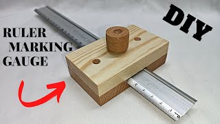 How to Make a homemade Ruler marking Gauge (An easy and effective way)