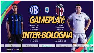 GAMEPLAY: INTER-BOLOGNA / SERIE A '22-'23 (PES 2021) - PS5