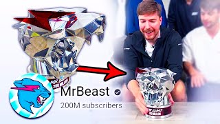 MrBeast's 200 Million Subscribers Play Button REVEALED!