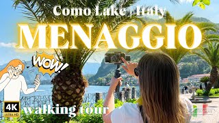 You MUST visit MENAGGIO 🎥 4K virtual walking tour ☀️ COMO LAKE, ITALY May 2024