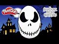 Huevo Sorpresa Gigante de Halloween Jack Skeleton en Español de Plastilina Play Doh