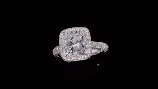 LC DIAMONDS | Cushion Cut Diamond Engagement Ring