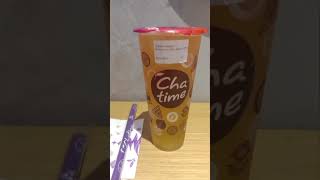 CHATIME | HONEY AIYU JELLY LEMON GREEN TEA #shorts #yummy #STARamazingVLOG