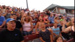 NY HUDSON VALLEY RENEGADES - DUTCHESS STADIUM CROWD HELLO TO LEVI - 8/25/15