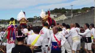 ２０１２年１０月２日印南祭り本宮◆朝◆漁港(濱と野島)