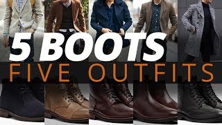 5 Fall Outfits For Men | Best Boots For Mens Autumn Style