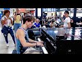 I played FIX YOU at the Airport
