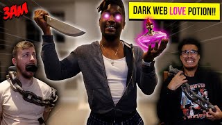 MY FRIEND ACCIDENTALLY DRANK THE DARK WEB LOVE POTION ON VALENTINE’S DAY AT 3AM (HE WENT CRAZY!!)