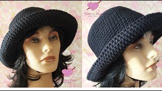 Chapéu de crochê com gráfico. Tutorial Marly Thibes