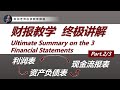 财务报表终极教学！利润表、资产负债表、现金流三者间关系讲解!【字幕】(Part.2/3)